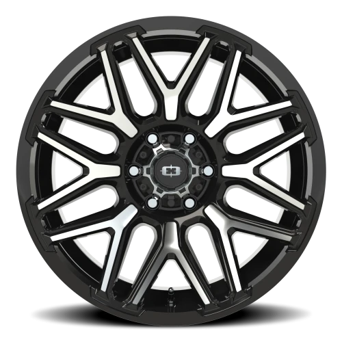 Vision 305 20x10 -25 6x139.7mm 106.2mm Gloss Black Machined Face