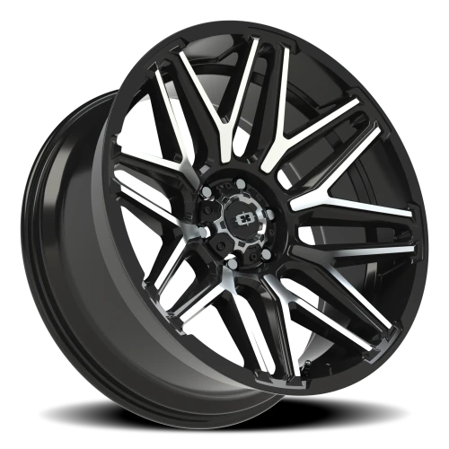 Vision 305 22x10 -19 6x135mm 87.1mm Gloss Black Machined Face