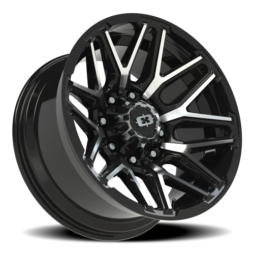 Vision 305 20x10 -25 8x170mm 125.2mm Gloss Black Machined Face