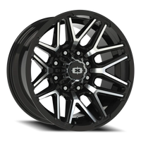 Vision 305 20x10 -25 8x180mm 124.2mm Gloss Black Machined Face