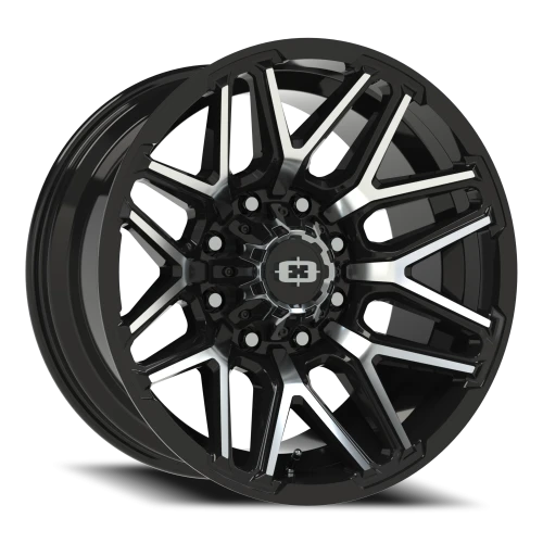 Vision 305 20x10 -25 8x180mm 124.2mm Gloss Black Machined Face
