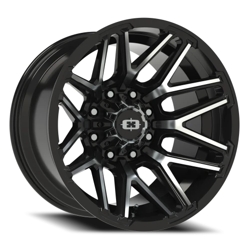 Vision 305 20x12 -51 8x180mm 124.2mm Gloss Black Machined Face