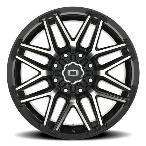 Vision 305 22x10 -19 8x165.1mm 125.2mm Gloss Black Machined Face