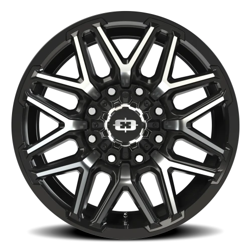 Vision 305 20x9 +12 8x180mm 124.2mm Gloss Black Machined Face