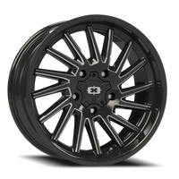 Vision 306 20x9 +12 5x139.7mm 108mm Gloss Black Milled Spokes