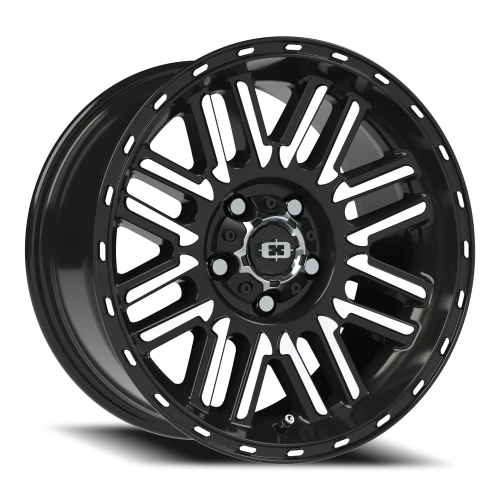 Vision 348 16x8 +0 5x127mm 78.1mm Gloss Black Machined Face