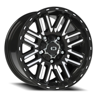 Vision 348 16x8 +0 5x139.7mm 110mm Gloss Black Machined Face