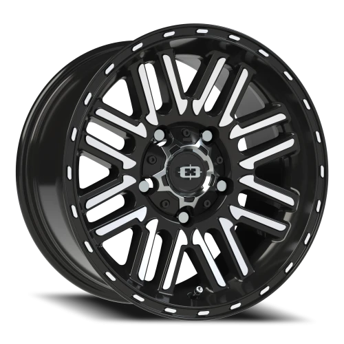 Vision 348 16x8 +0 5x139.7mm 110mm Gloss Black Machined Face