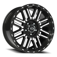 Vision 348 17x8.5 +0 5x114.3mm 83mm Gloss Black Machined Face