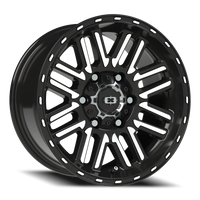 Vision 348 16x8 +0 6x139.7mm 110mm Gloss Black Machined Face