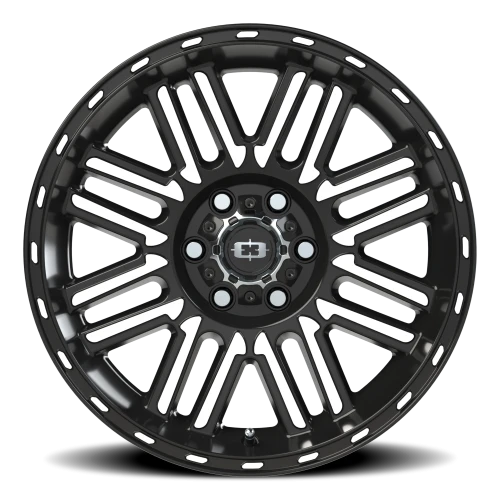 Vision 348 17x8.5 +18 6x120mm 67mm Gloss Black Machined Face