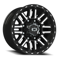 Vision 348 16x8 +0 8x170mm 125.2mm Gloss Black Machined Face