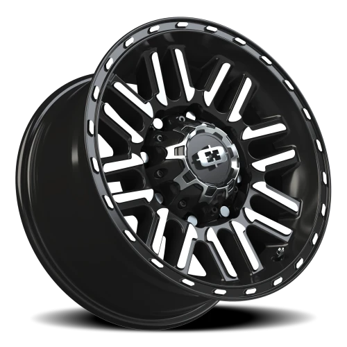 Vision 348 16x8 +0 8x170mm 125.2mm Gloss Black Machined Face