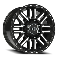 Vision 348 17x8.5 +0 8x165.1mm 125.2mm Gloss Black Machined Face