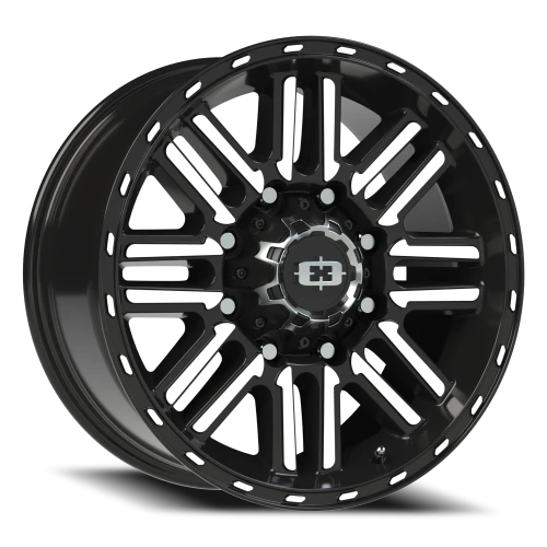 Vision 348 18x8.5 +0 8x170mm 125.2mm Gloss Black Machined Face