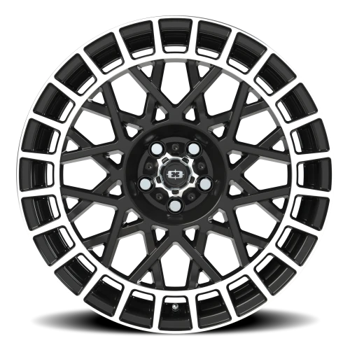 Vision 349 18x8 +40 5x107.95mm 72.1mm Gloss Black Machined Lip