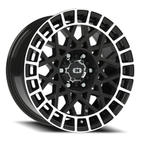 Vision 349 18x8 +12 6x135mm 87.1mm Gloss Black Machined Lip