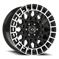 Vision 349 18x8.5 +12 6x120mm 66.9mm Gloss Black Machined Lip