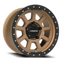 Vision 350 17x9 +12 5x150mm 110.2mm Bronze Satin Black Lip