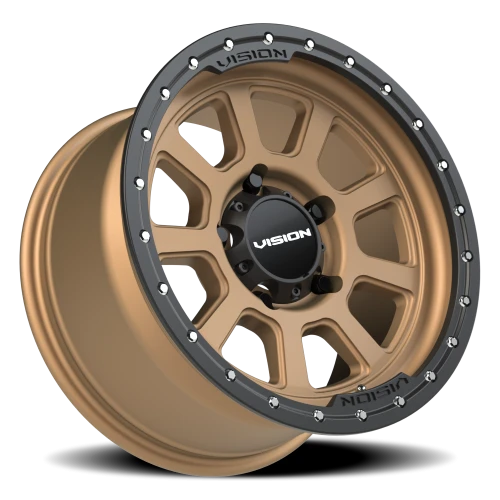 Vision 350 17x9 +12 5x150mm 110.2mm Bronze Satin Black Lip