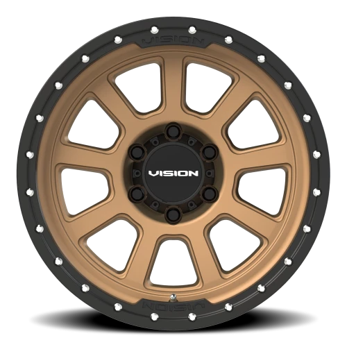 Vision 350 18x9 -12 6x139.7mm 106.2mm Bronze Satin Black Lip