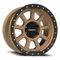 Vision 350 18x9 +12 6x139.7mm 106.2mm Bronze Satin Black Lip