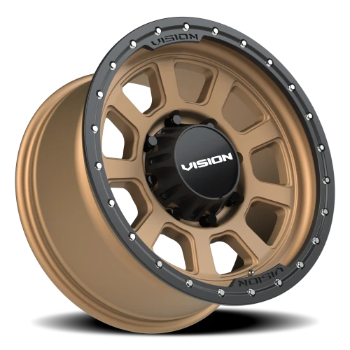 Vision 350 18x9 +12 8x170mm 125.2mm Bronze Satin Black Lip
