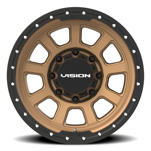 Vision 350 18x9 +12 8x170mm 125.2mm Bronze Satin Black Lip