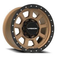 Vision 350 18x9 +12 8x165.1mm 125.2mm Bronze Satin Black Lip