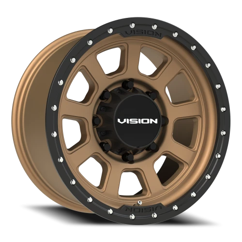 Vision 350 18x9 +12 8x165.1mm 125.2mm Bronze Satin Black Lip