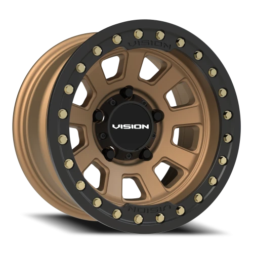 Vision 350BL 15x8 -28 5x139.7mm 108mm Bronze Satin Black Lip