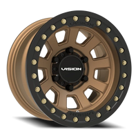 Vision 350BL 15x8 -28 6x139.7mm 108mm Bronze Satin Black Lip