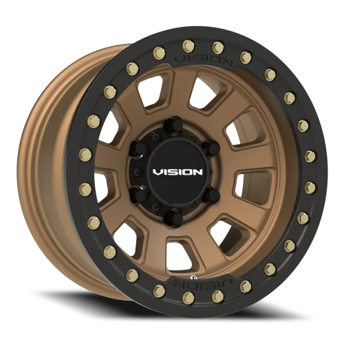 Vision 350BL 15x8 -28 6x139.7mm 108mm Bronze Satin Black Lip
