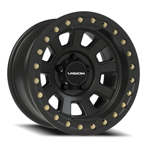 Vision 350BL 15x8 -28 5x114.3mm 83mm Satin Black