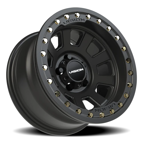 Vision 350BL 15x8 -28 5x114.3mm 83mm Satin Black