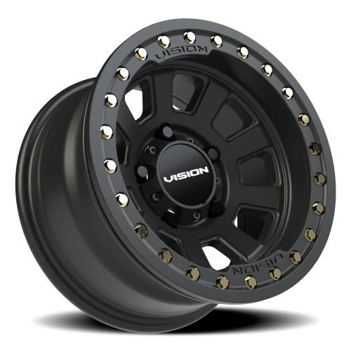 Vision 350BL 15x8 -28 5x139.7mm 108mm Satin Black