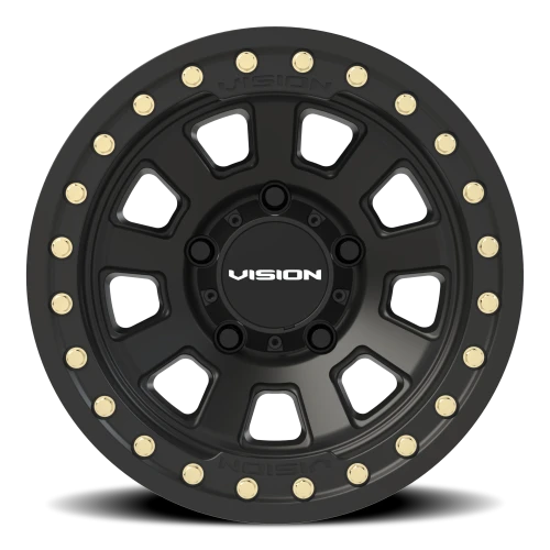 Vision 350BL 15x8 -28 5x139.7mm 108mm Satin Black