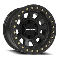 Vision 350BL 15x8 -28 6x139.7mm 108mm Satin Black