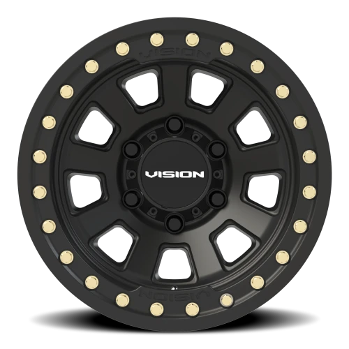 Vision 350BL 15x8 -28 6x139.7mm 108mm Satin Black