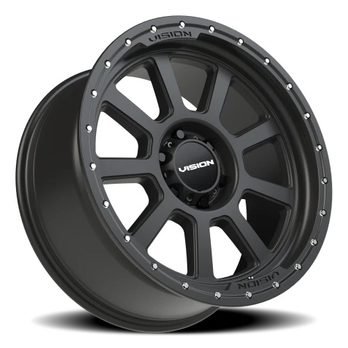 Vision 350 20x9 +12 6x139.7mm 106.2mm Satin Black
