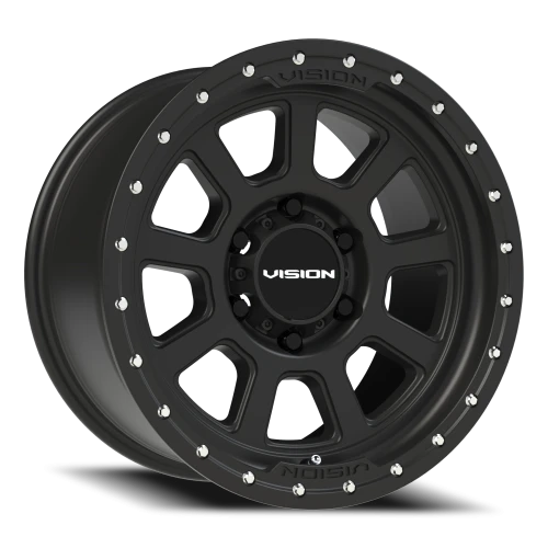 Vision 350 17x9 +12 6x139.7mm 106.2mm Satin Black