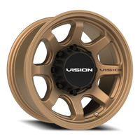 Vision 351 16x8 +0 8x165.1mm 125.2mm Matte Bronze