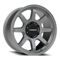 Vision 351 18x9 +18 6x139.7mm 106.2mm Satin Grey
