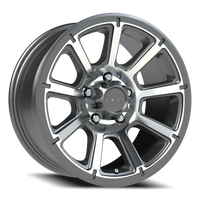 Vision 353 17x8.5 -6 5x127mm 78.1mm Gunmetal Machined Face