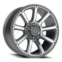 Vision 353 20x9 +18 6x135mm 87.1mm Gunmetal Machined Face