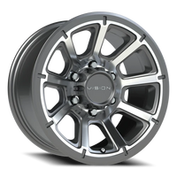 Vision 353 16x8 +0 6x139.7mm 110mm Gunmetal Machined Face