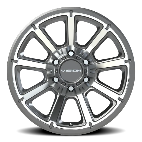 Vision 353 18x9 +18 6x139.7mm 106.2mm Gunmetal Machined Face