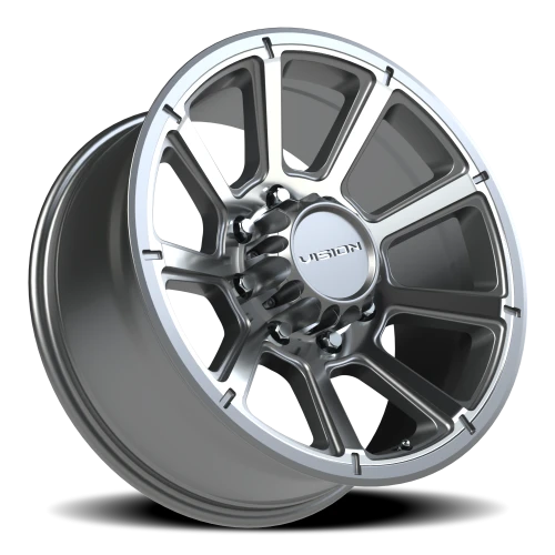 Vision 353 20x9 +12 8x165.1mm 125.2mm Gunmetal Machined Face