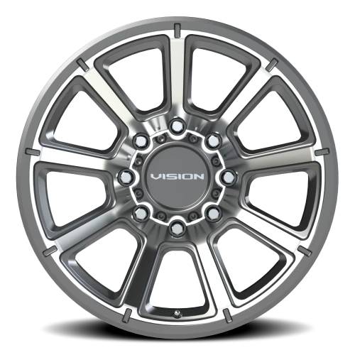 Vision 353 20x9 +12 8x180mm 124.2mm Gunmetal Machined Face