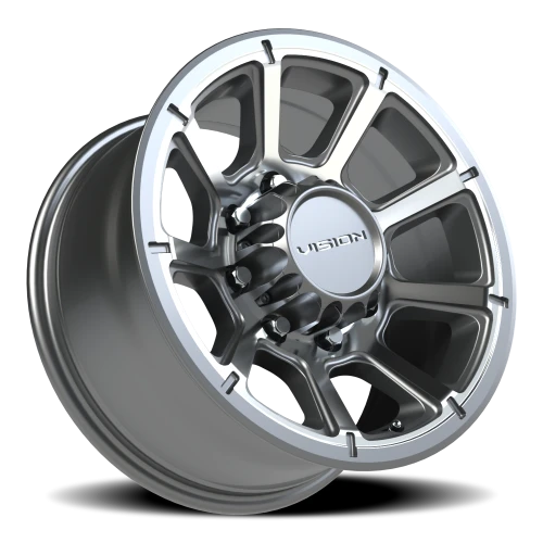Vision 353 17x8.5 +18 8x170mm 125.2mm Gunmetal Machined Face